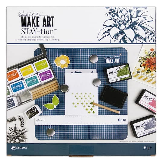 Wendy Vecchi Make Art Stay-tion&#x2122; All-in-One Magnet Surface, 12&#x22; x 12&#x22;